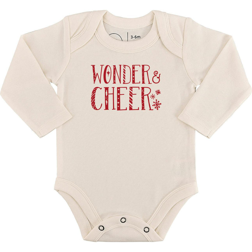 long sleeve graphic bodysuit | wonder and cheer