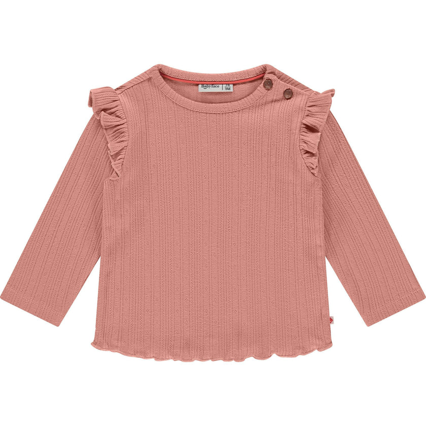 Pointelle Long Sleeve