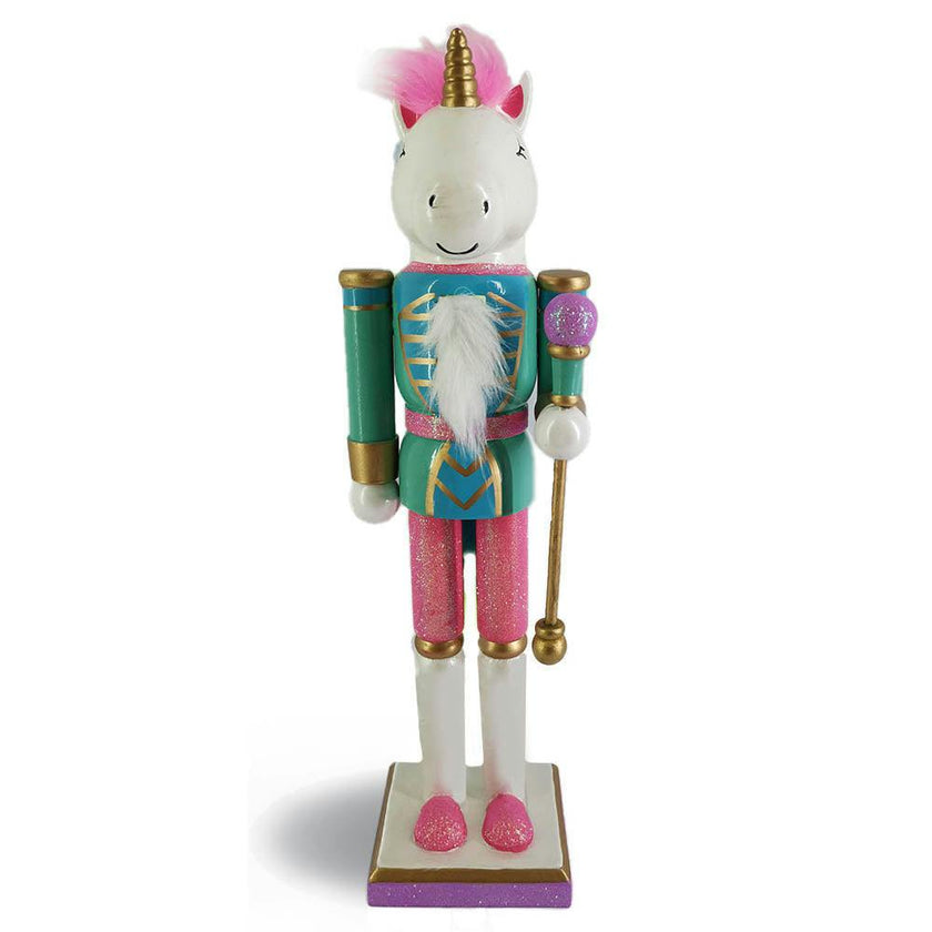 Unicorn Christmas Ornament Nutcracker
