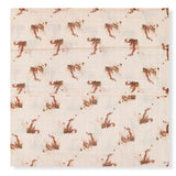 Floral Organic Cotton Muslin Swaddle Blanket