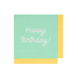 Mixed Happy Birthday Large Napkins