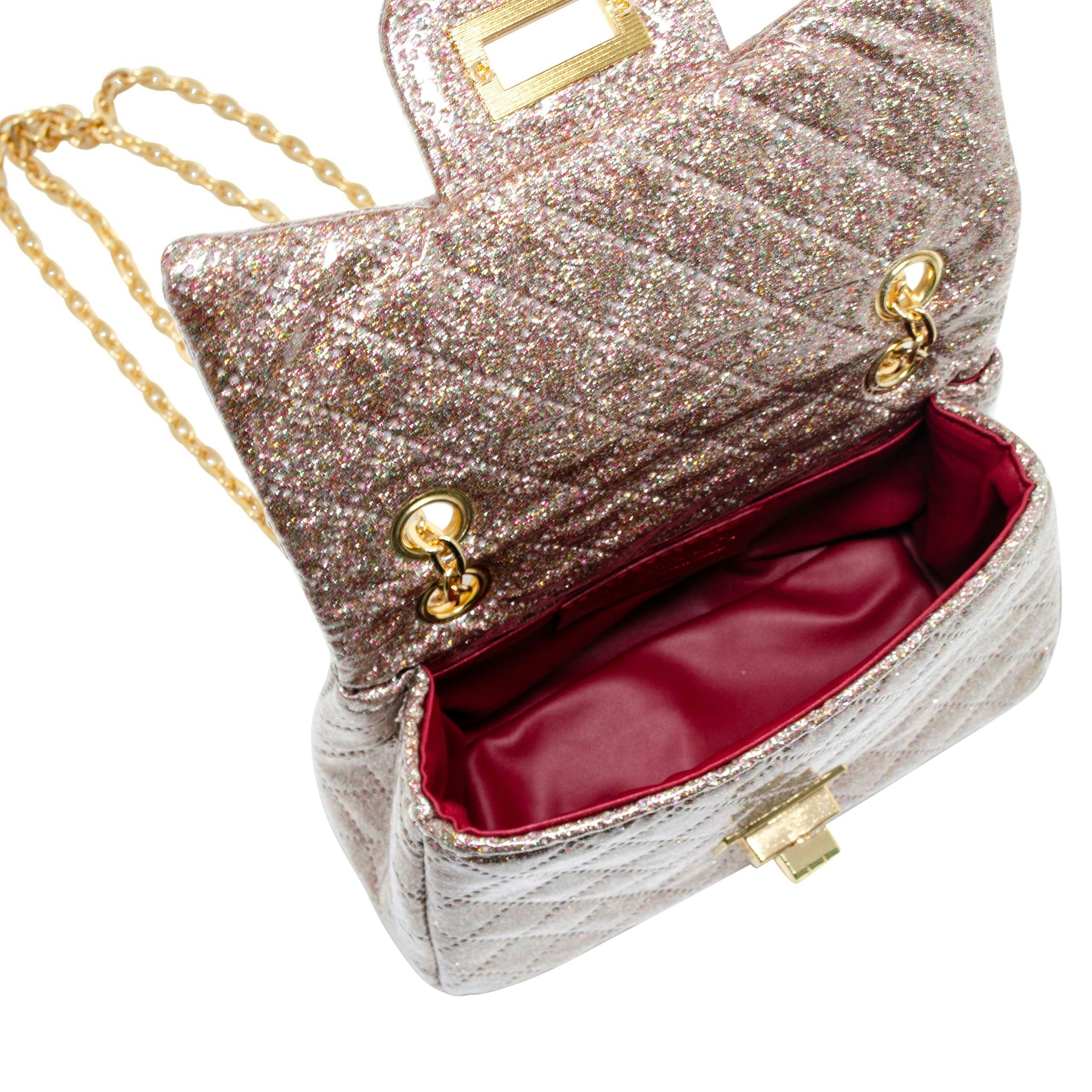 Classic Quilted Sparkle Mini Handbag