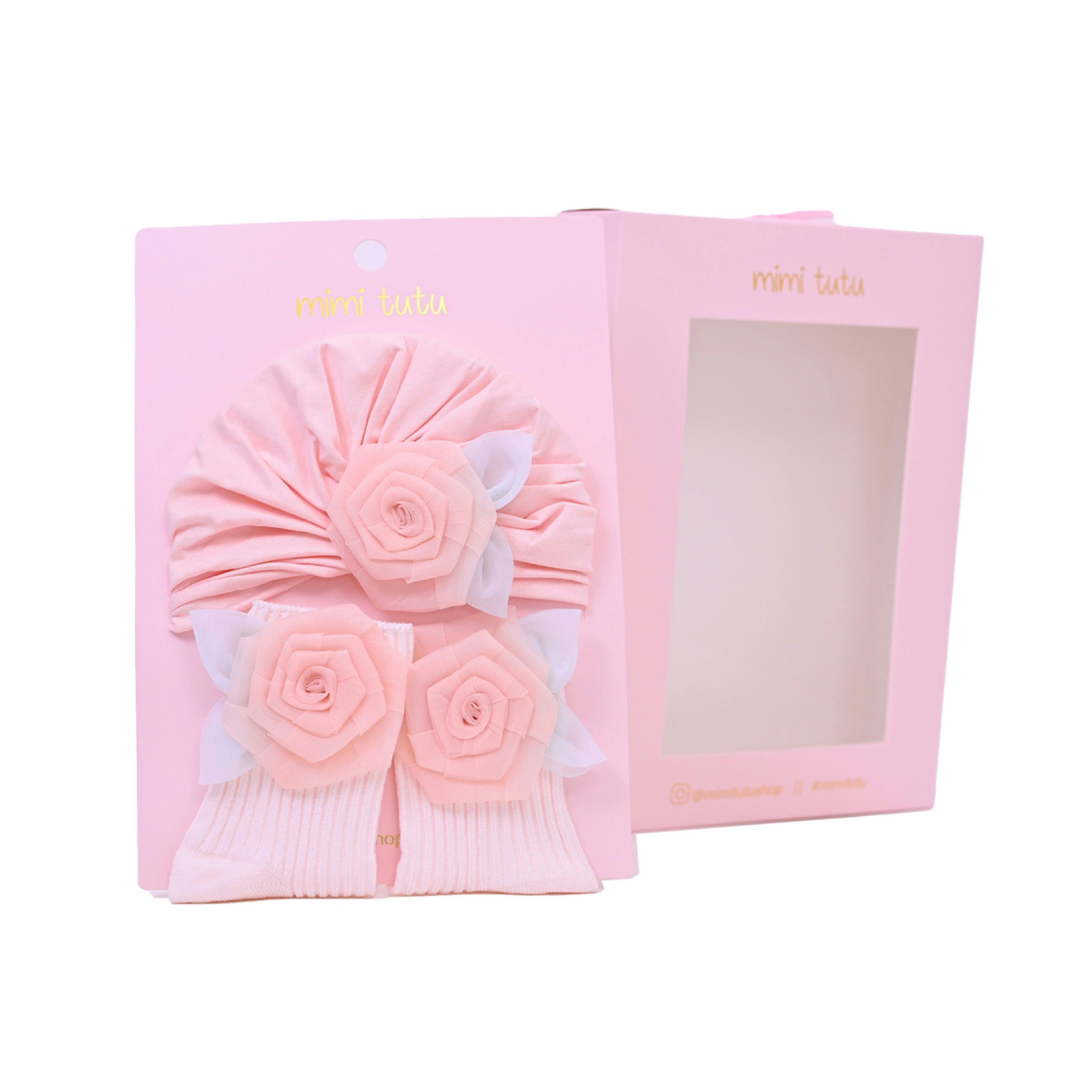 Little Bloom Hat and Sock Gift Set