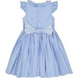 Tulip Gingham Frilled Cap Sleeve Smocked Dress
