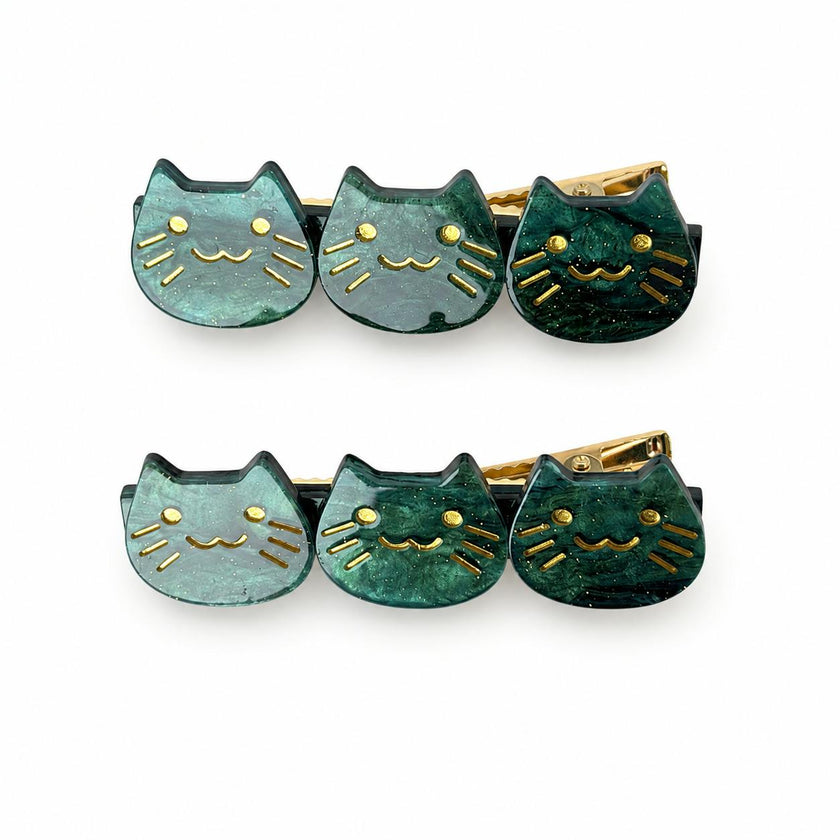 Kitty Charm Snap Clips – Set of 2
