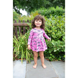 Long Sleeve Bubble Romper in Dino