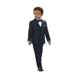 Navy Blue Peak Lapel Tuxedo
