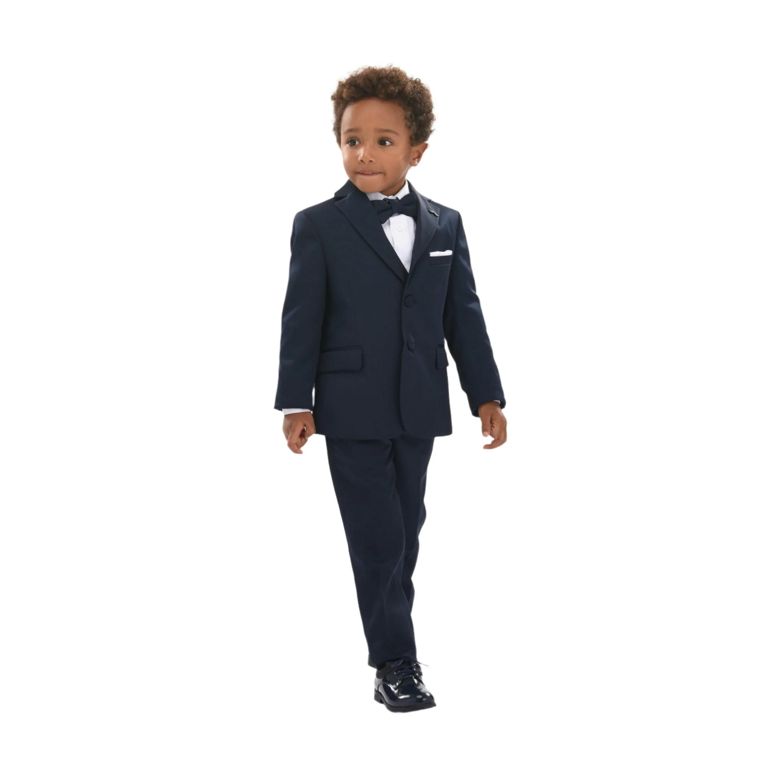 Navy Blue Peak Lapel Tuxedo