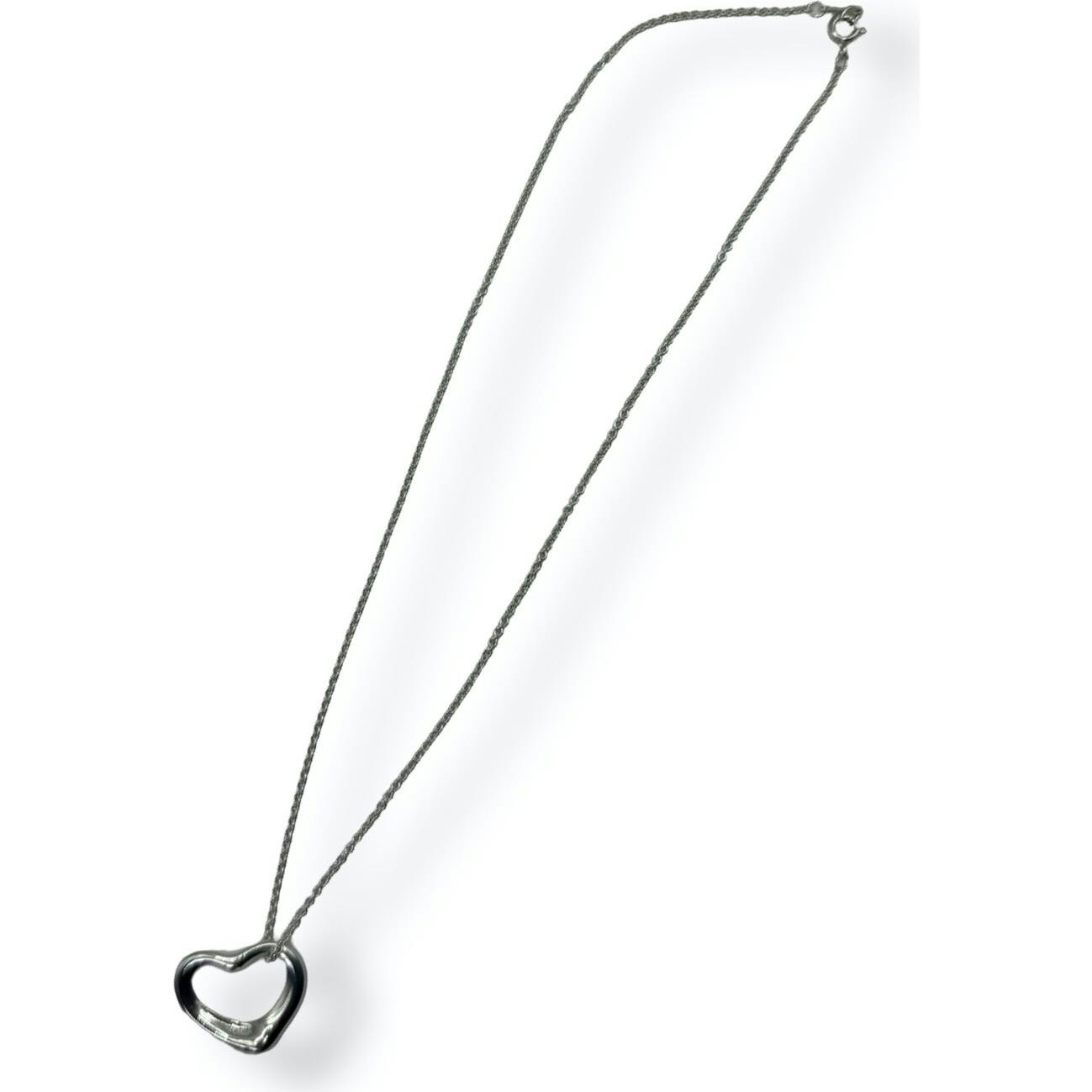 Vintage Tiffany & Co. Open Heart Pendant