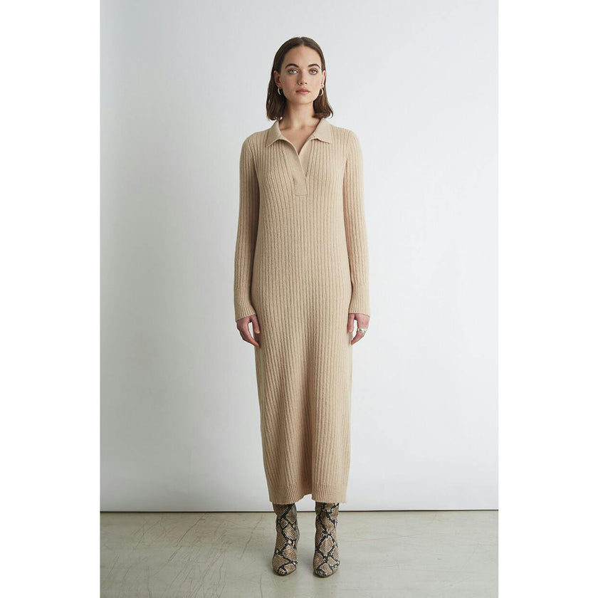 EDEN DRESS | PALE CAMEL