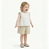 Beige Ruffle Set