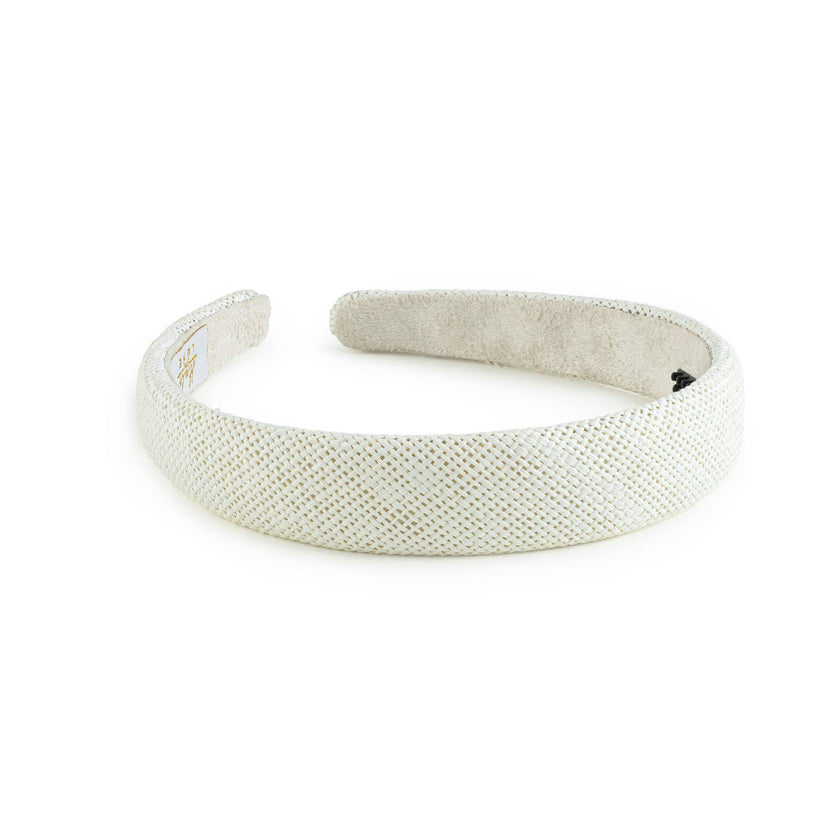 Halo Luxe Tabitha Luxe Linen Headband - Ivory