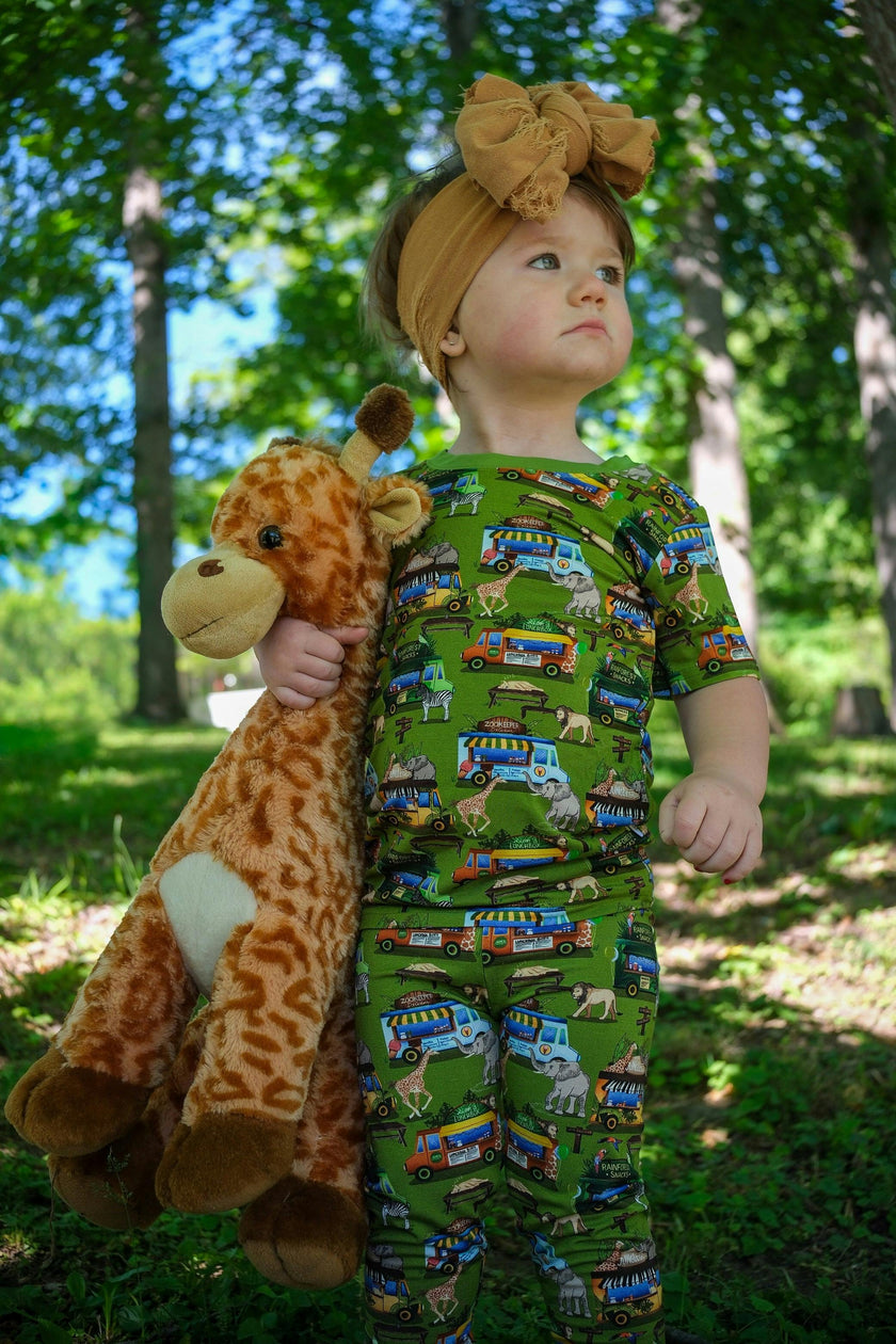 Wild Card Short Sleeve Pajama Set