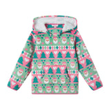 Tween (7-16) Girls Plush Hoodie | Holiday Fair Isle
