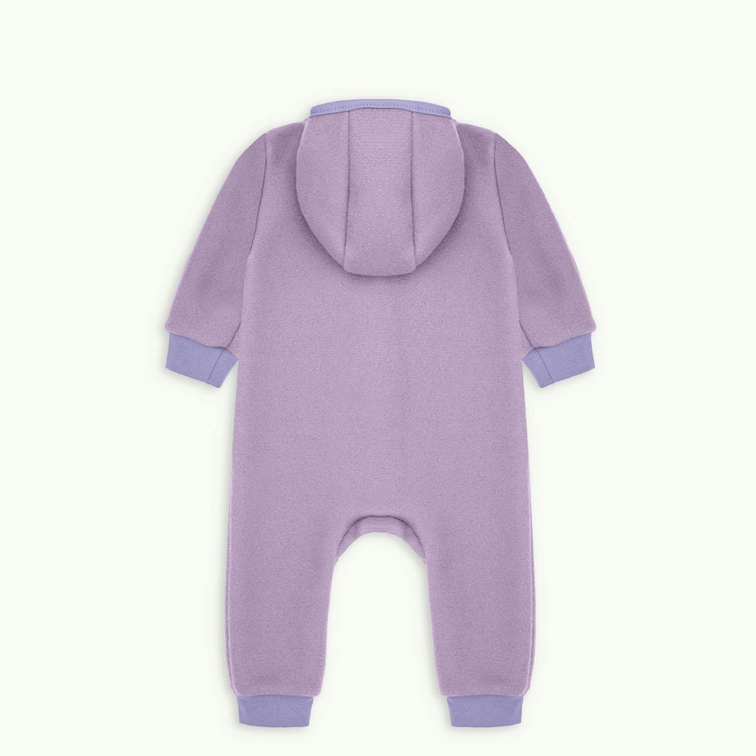 children's merino wool overall - lilac