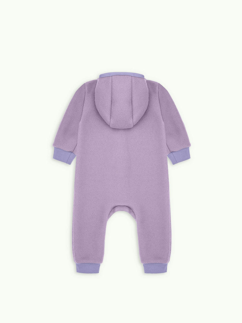 children's merino wool overall - lilac