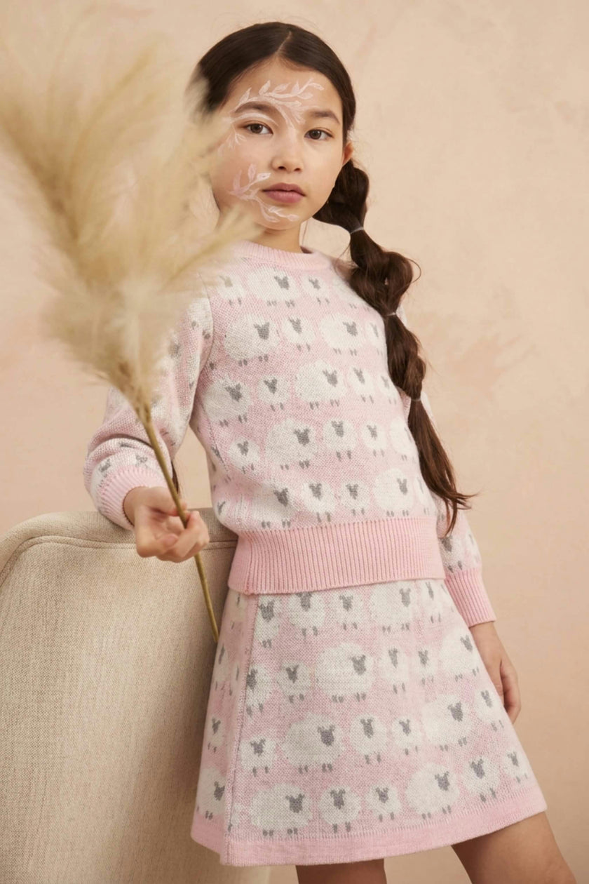 Little Bo Peep Skirt | Rose