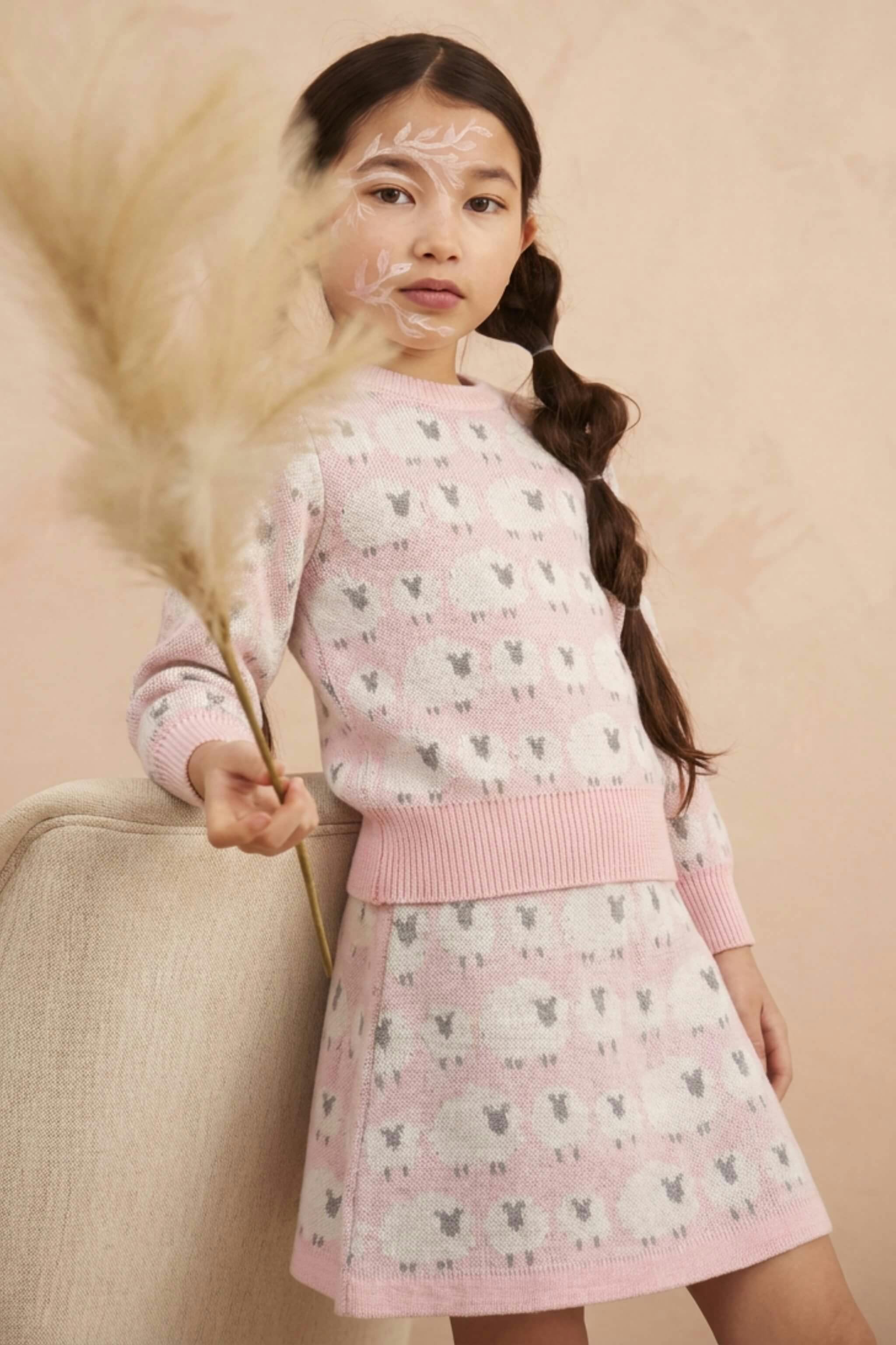 Little Bo Peep Skirt | Rose