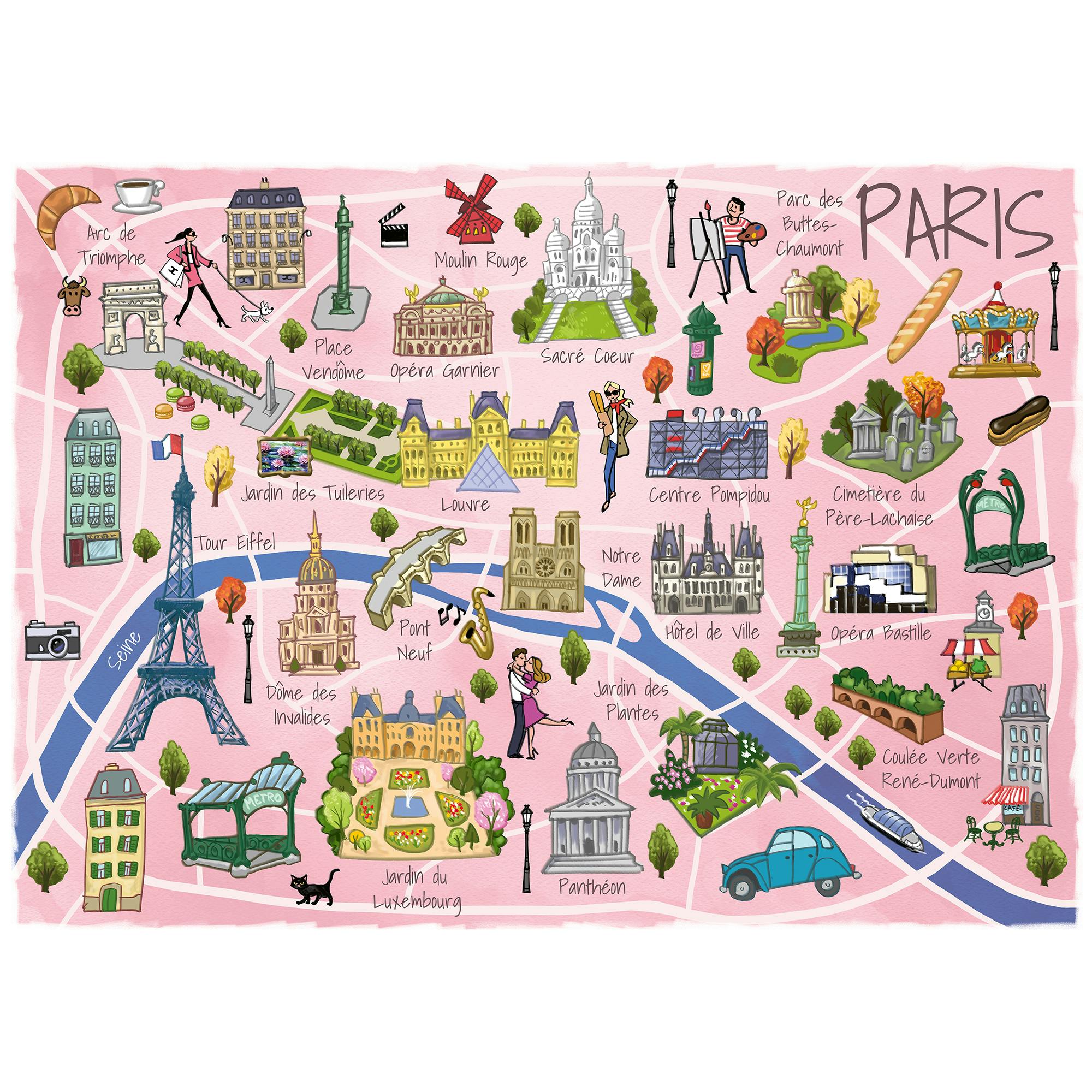 TeamPuzzle: Paris - 1000pc
