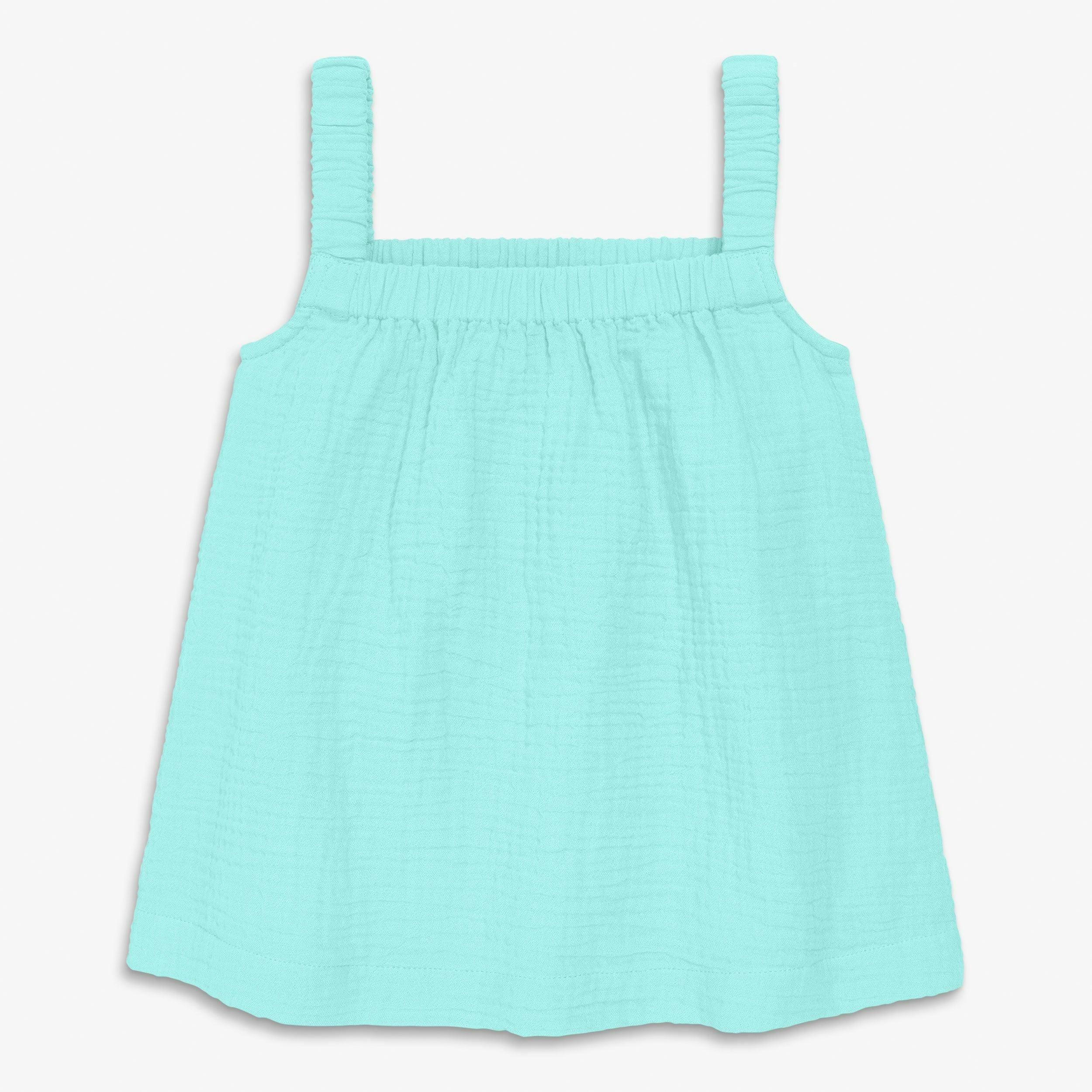 Clearance kids cotton gauze tank