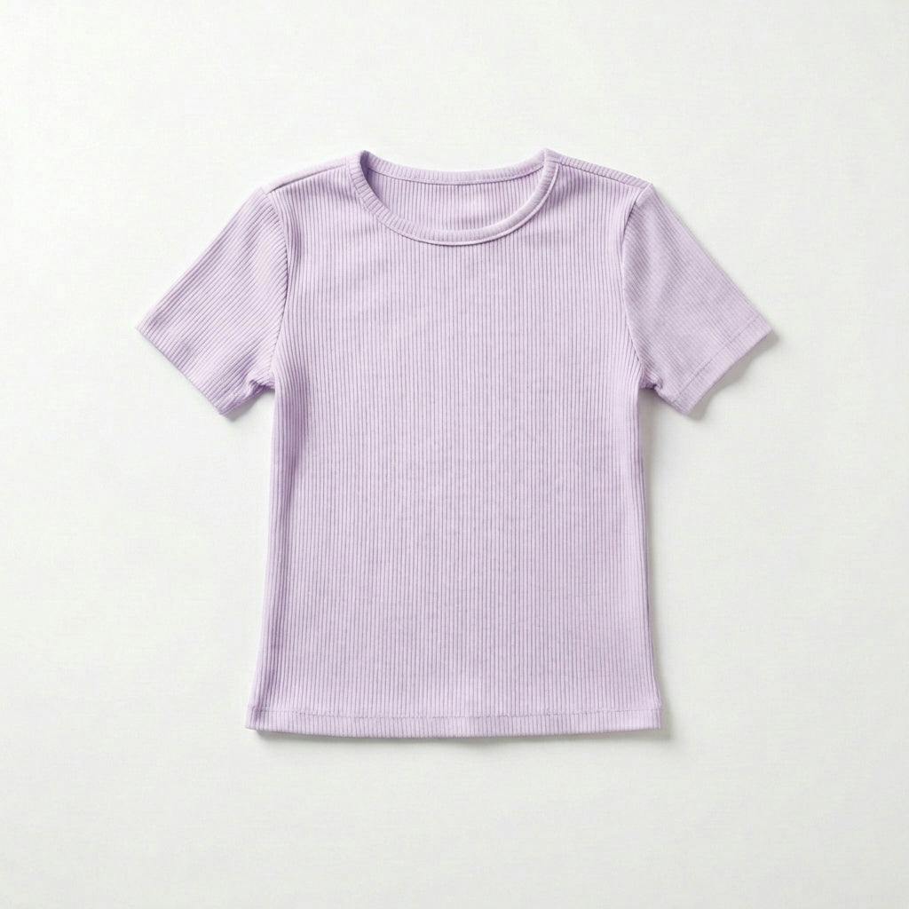 Girls Ribbed T-Shirt