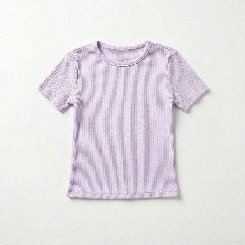 Girls Ribbed T-Shirt
