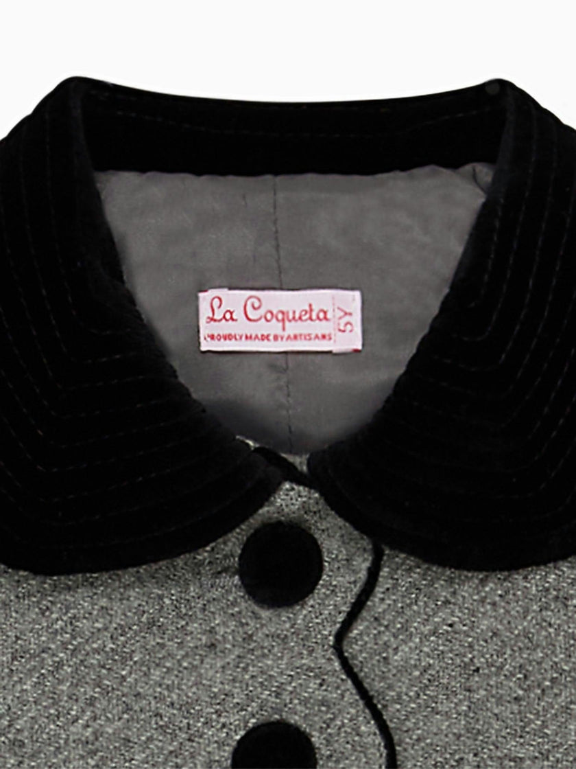 Grey Anisa Girl Coat