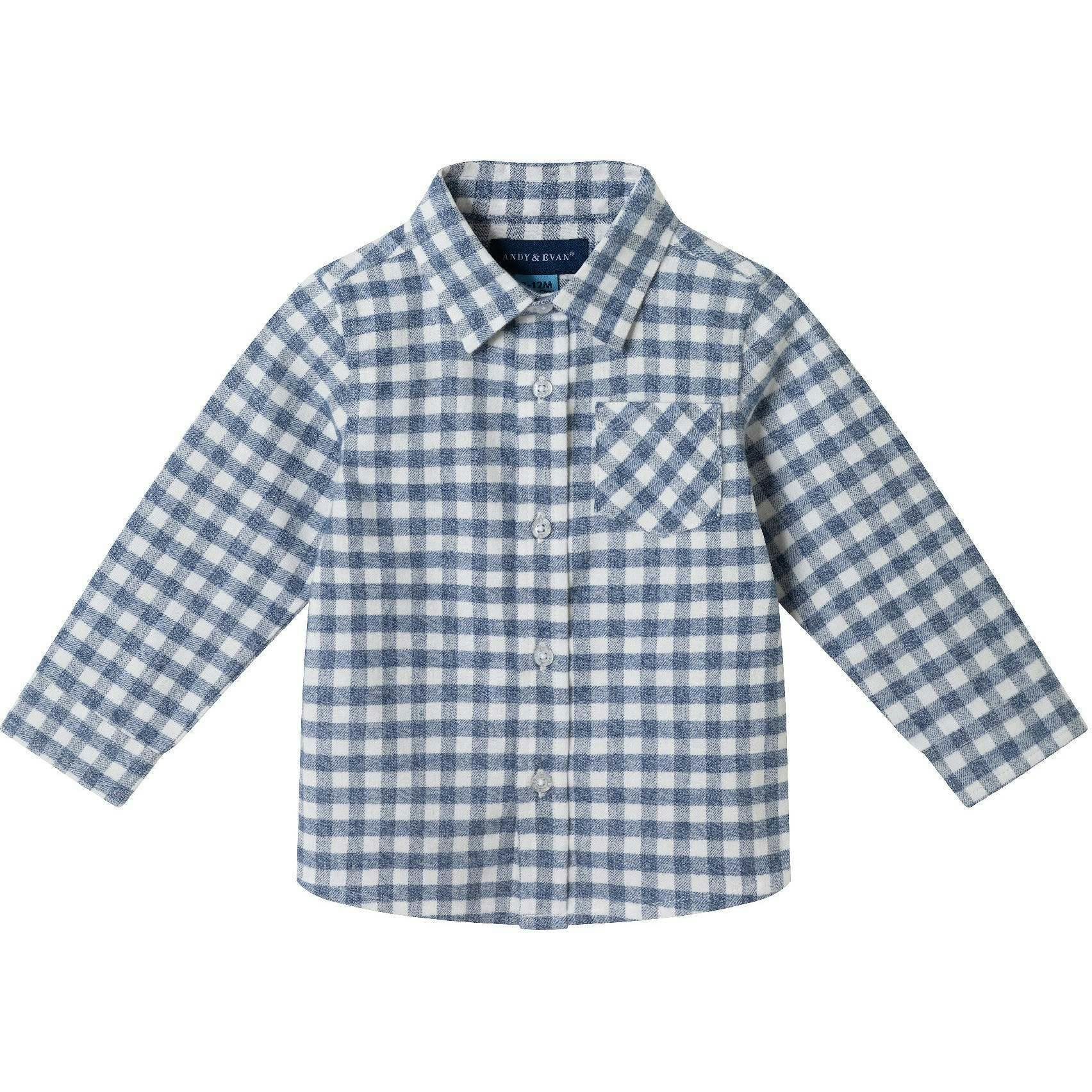 Infant Buttondown Denim Jogger Set
