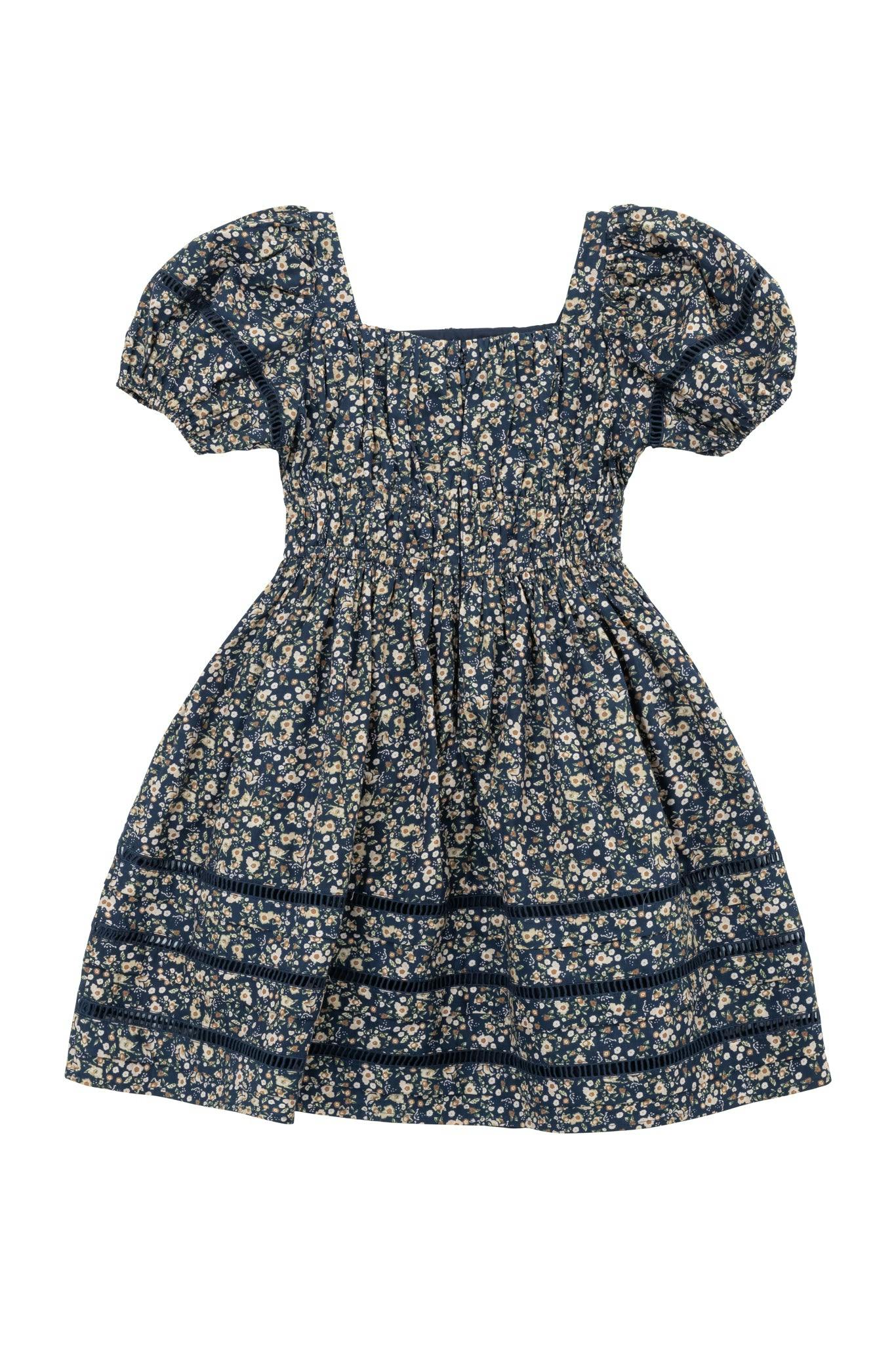Mini Brooklyn Dress in Navy Dainty Floral