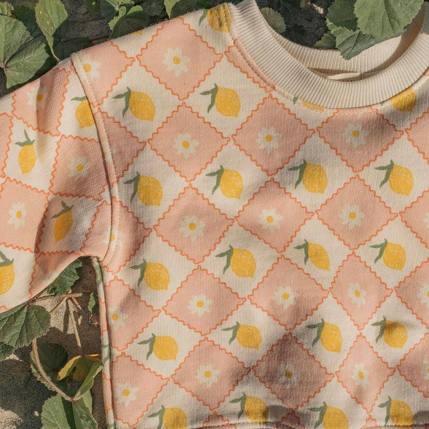 Sweatshirt Set in Lemon Twist