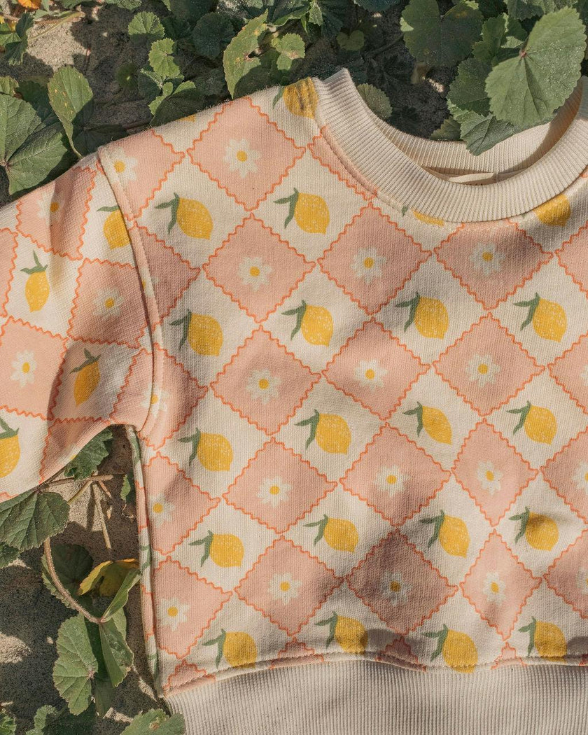 Sweatshirt Set in Lemon Twist