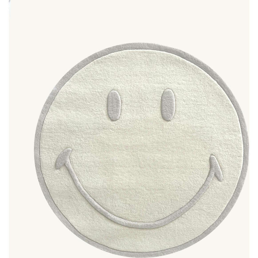Round Smiley Rug