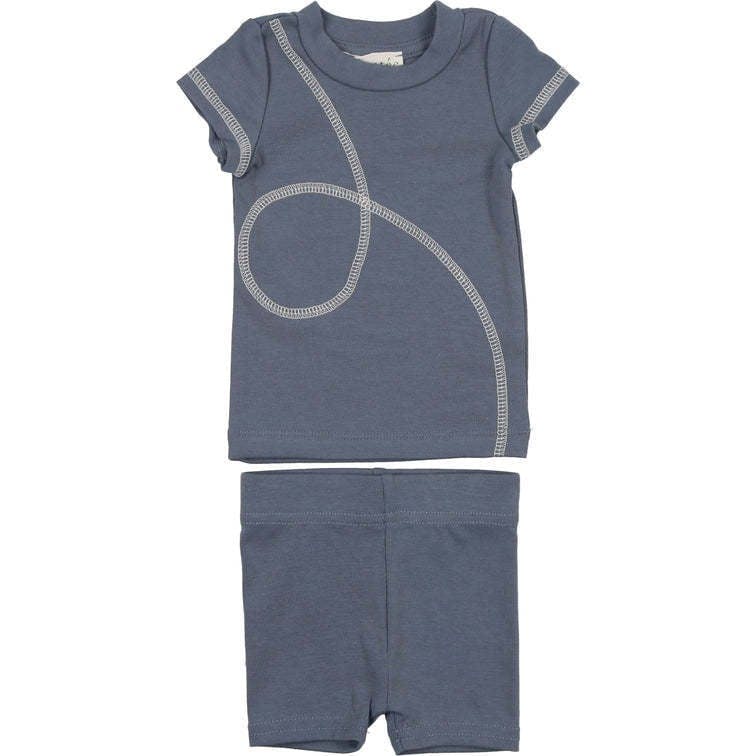 Spiral Stitch Short Set