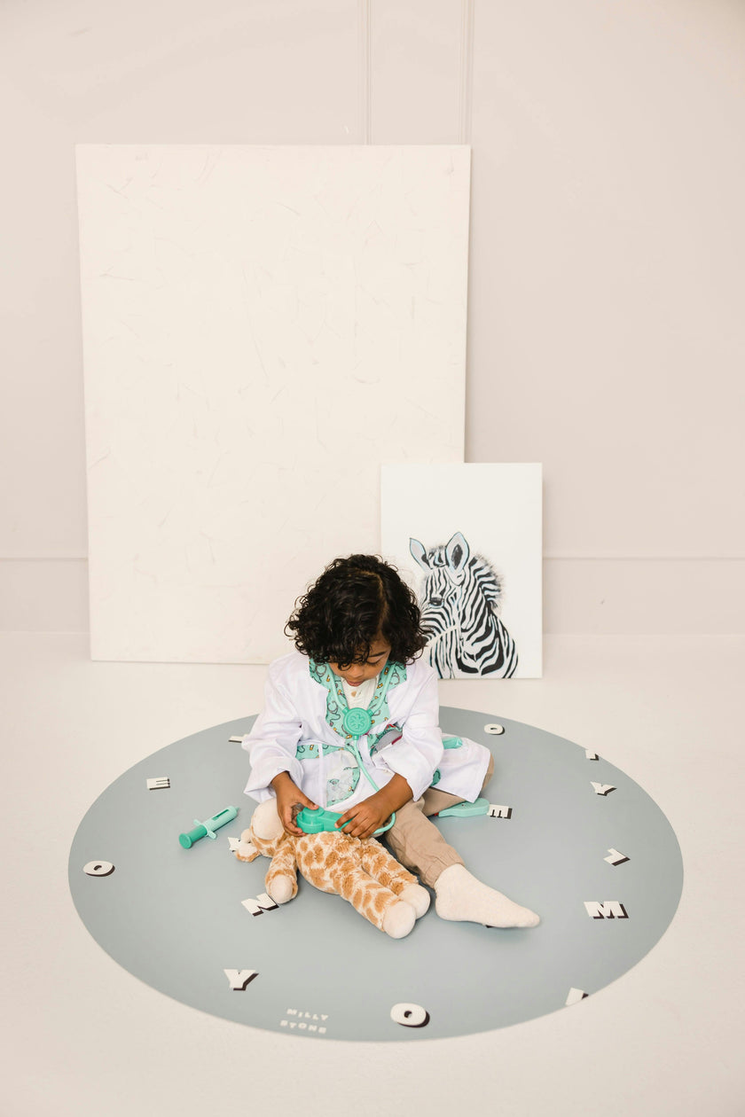 Catch All Mat for Mealtime & Playtime Mess