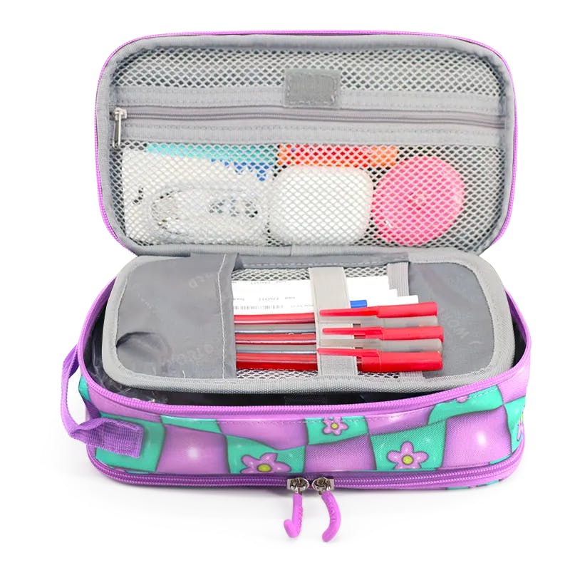 Cornelia Backpack with Lunch Bag and Pencil Case in Puffy Flower