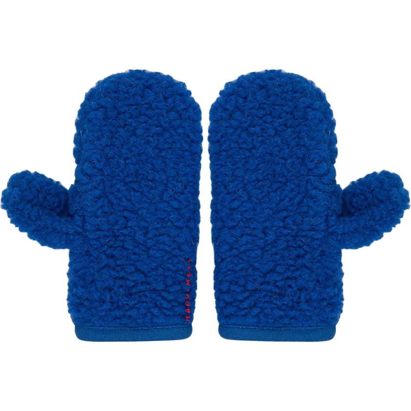 children's merino mittens - cobalt 6y+