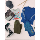 Colorblock Joggers, Blue