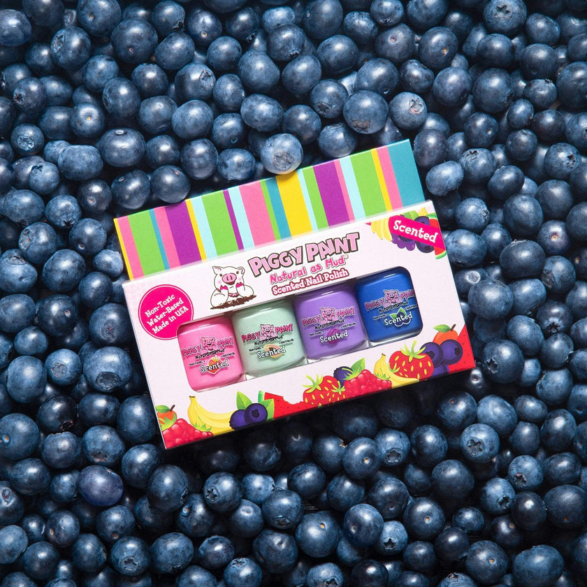 Scented Fruit Fairy 4 Polish - Gift Set - Kids Non-toxic Nail Polish