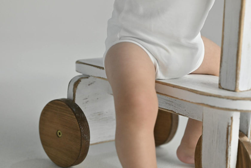 Magnetic Baby Bodysuit 2-Pack - White