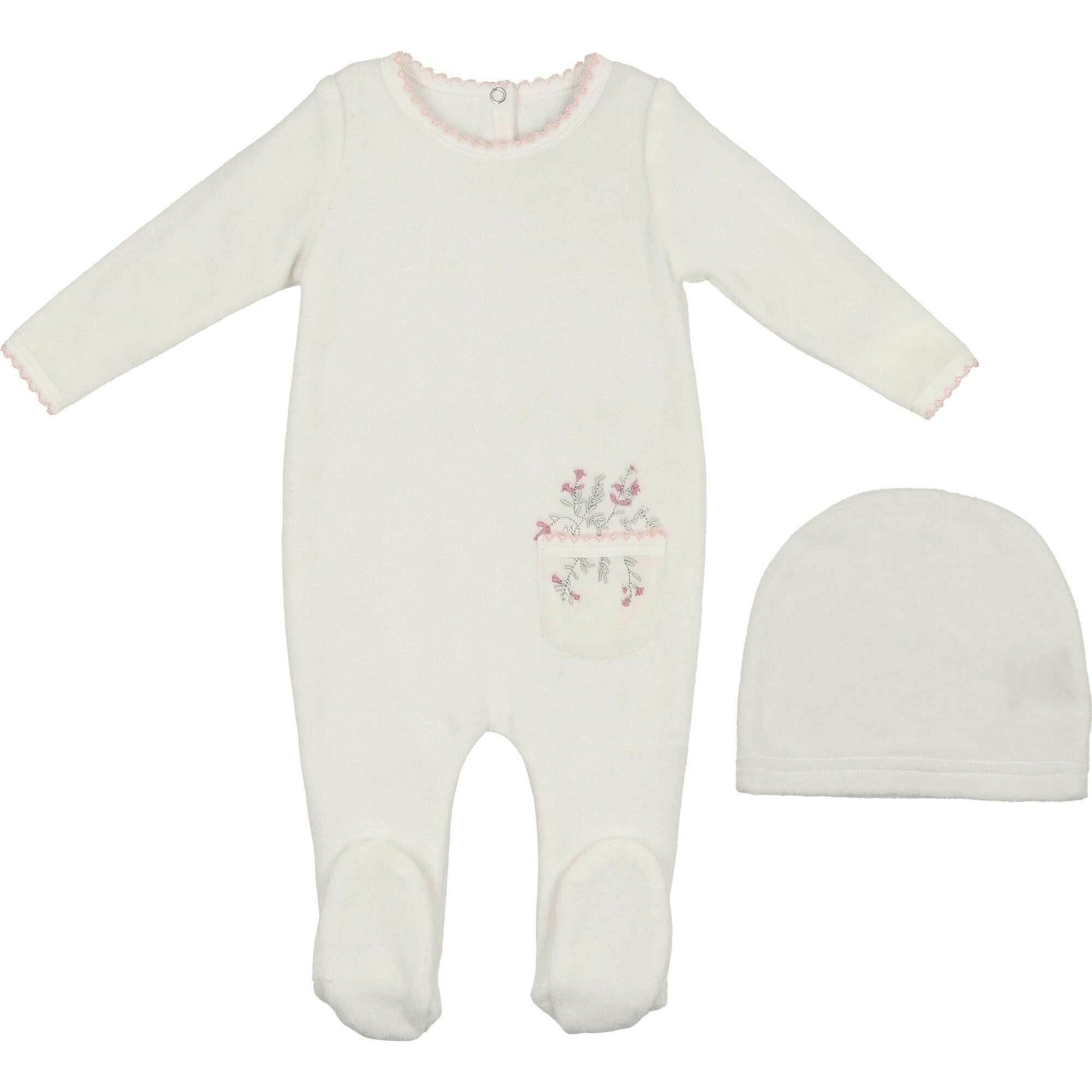Velour Pocket Footie