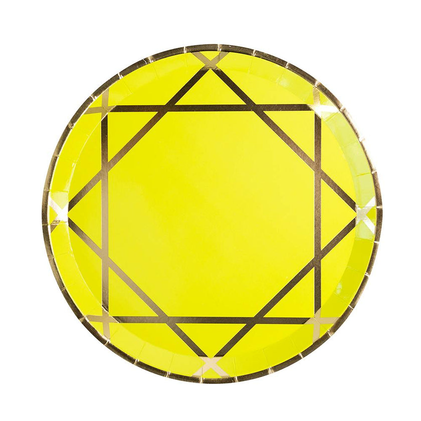 Chartreuse Enchanté Dinner Plates