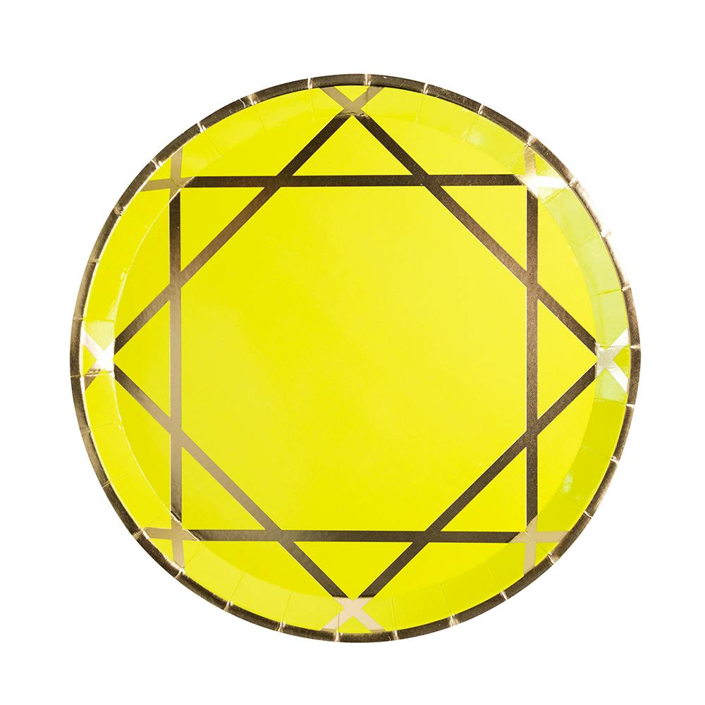 Chartreuse Enchanté Dinner Plates
