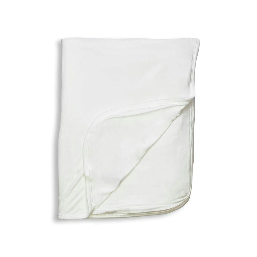 Milk White Bamboo Blanket