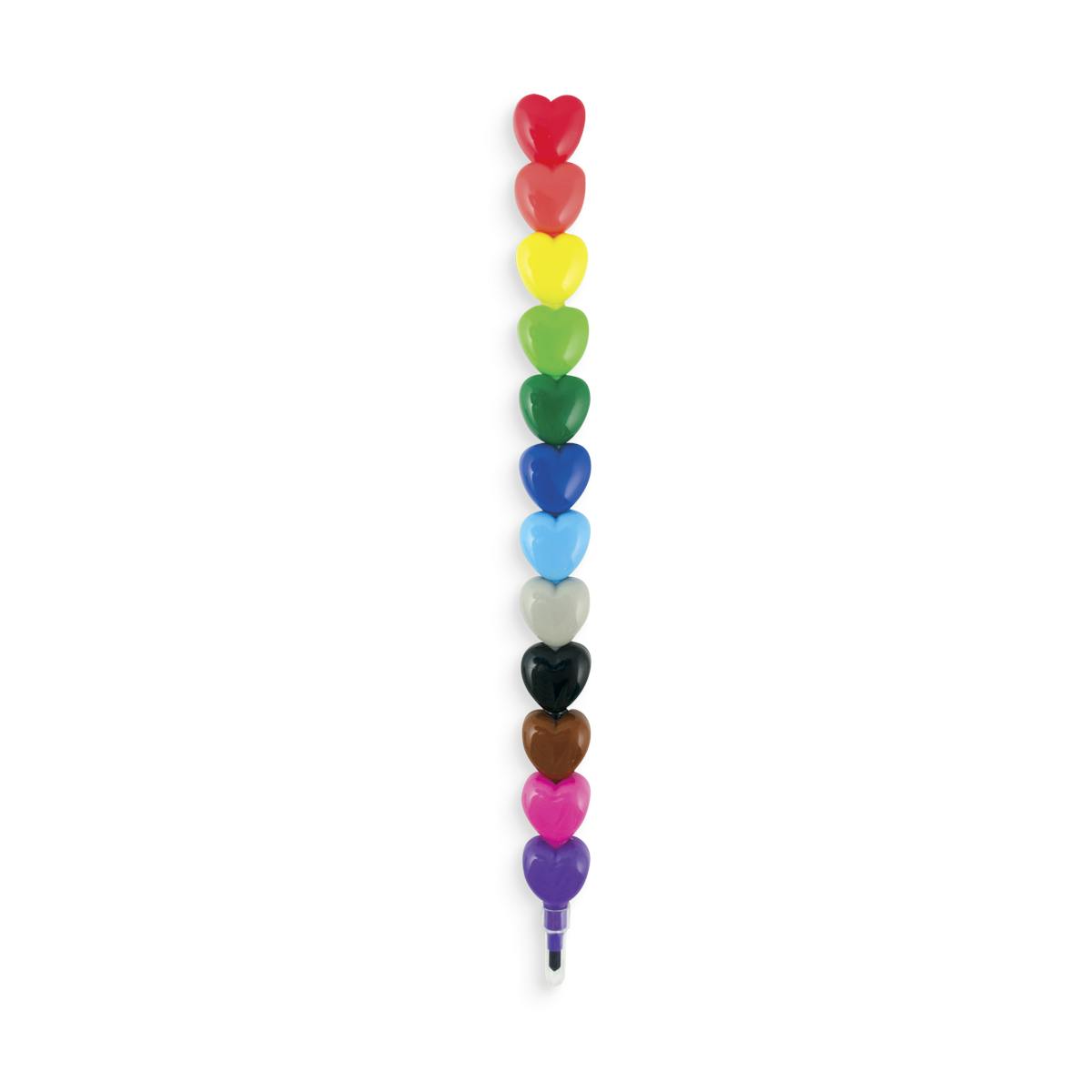 Heart to Heart Stacking Crayons - Classroom Bundle