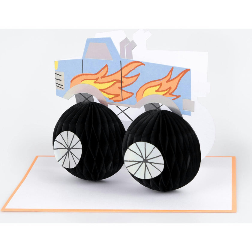 Monster Truck Birthday Card