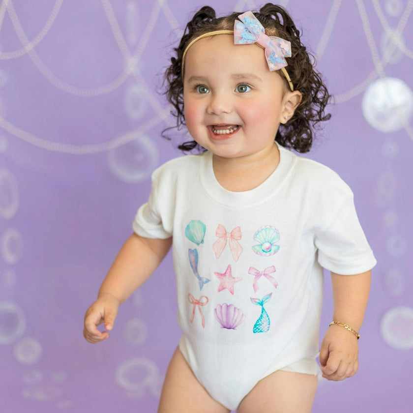 Mermaid Cutie Short Sleeve Romper