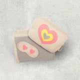 Crazy Hearts Blanket Travel Set