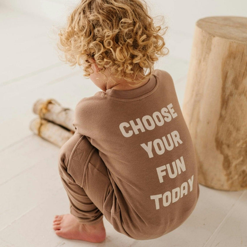Boxy Sweatshirt Choose Your Fun Today
