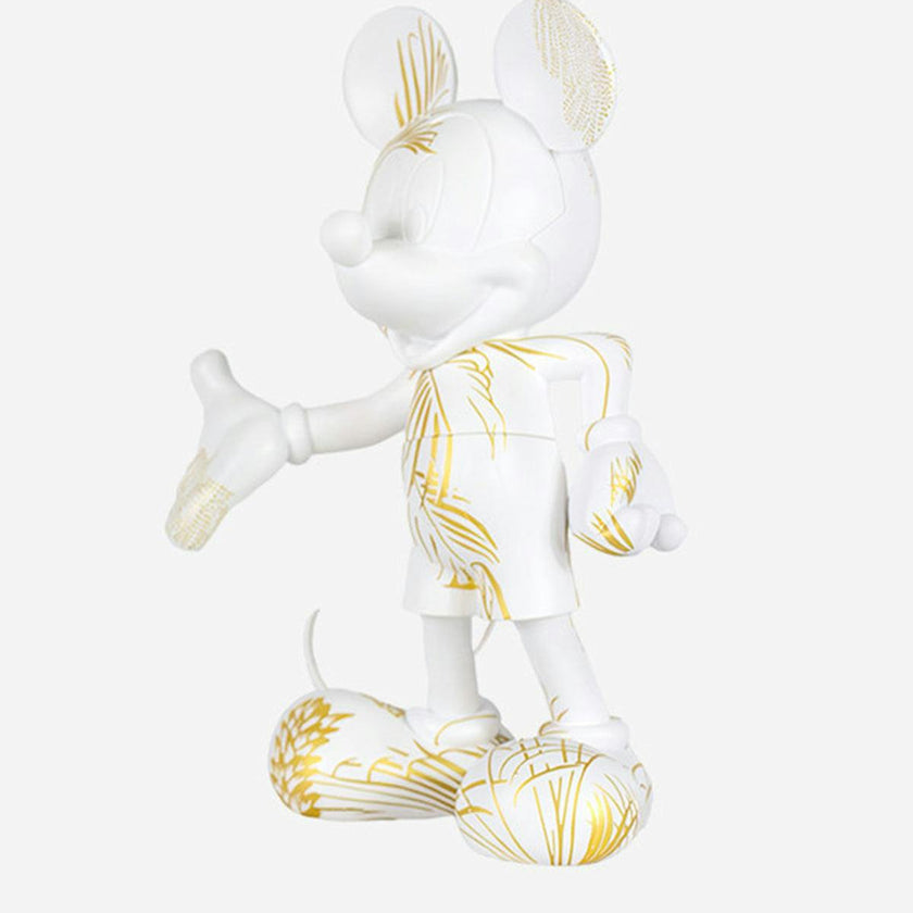 Mickey STAR STYLE White & Gold 12in