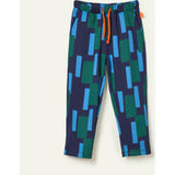 Recycled Cotton Blue Block Jogger